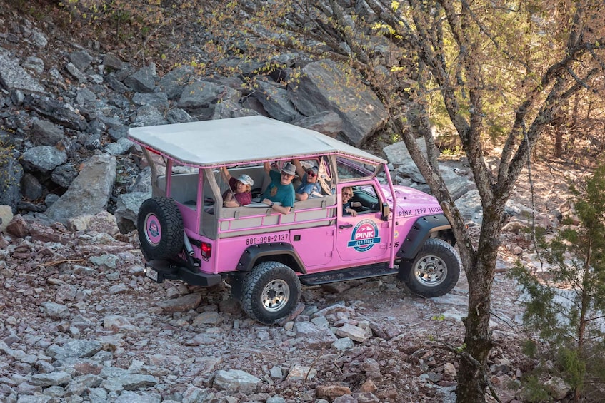 Picture 5 for Activity Branson: Downtown to Mountaintop Pink Jeep Adventure