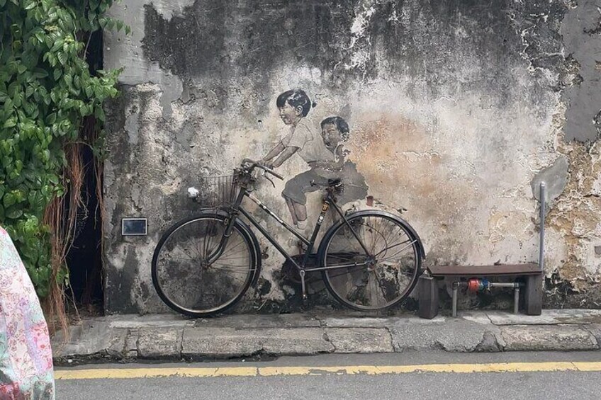 Iconic mural painting at Armenian St.