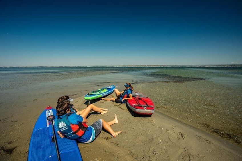 Stand-up-paddle on Laguna of Thau, rental, Sete