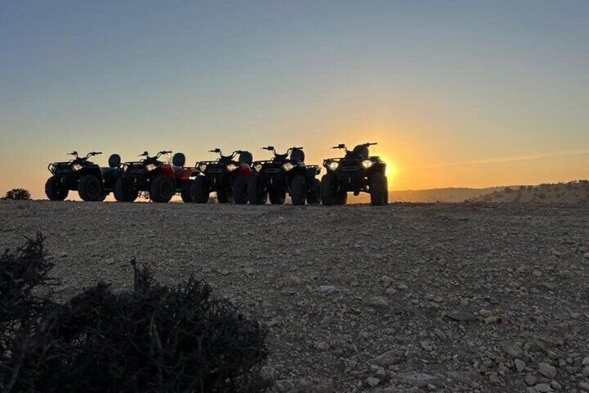 Agafay Desert Quad Biking with Crocoparc Ticket from Agadir