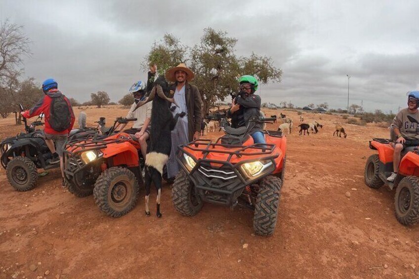 Agafay Desert Quad Biking with Crocoparc Ticket from Agadir