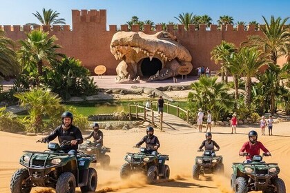 Agadir or Taghazout: Quad bike safari and Crocopark