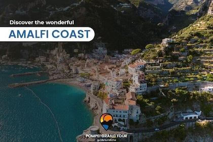 Positano, Amalfi coast and Pompeii private tour with minivan and guide