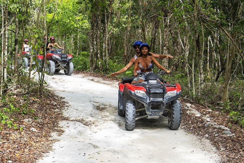 Shore Excursion: ATV Adventure along Cozumel's Coast & Beach Club Access