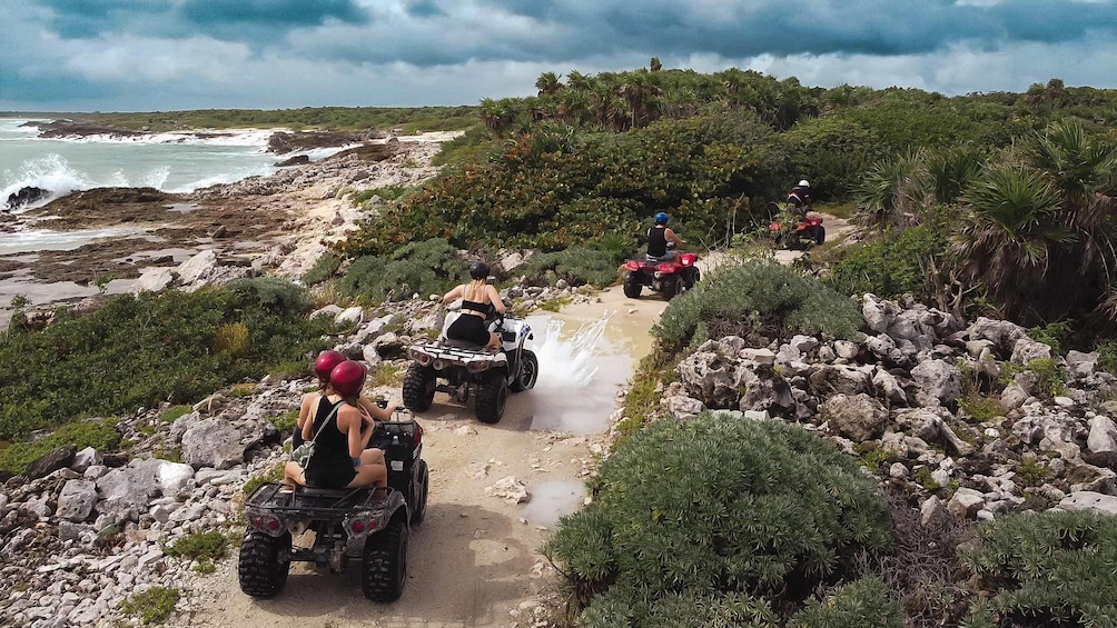 Shore Excursion: ATV Adventure along Cozumel's Coast & Beach Club Access