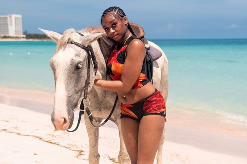 Ocean Front Horse Ride and Swim in Montego Bay