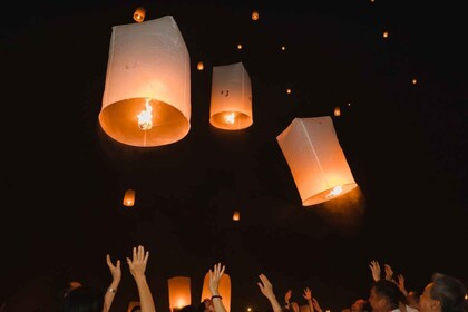 Chiang Mai Moonlight Sky Lantern Loy Krathong Festival 2024