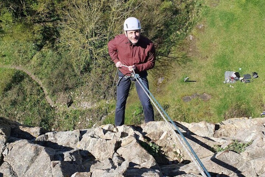 Taking on the 150ft Abseil Challenge