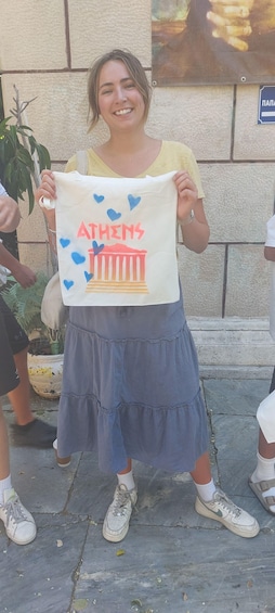 Picture 2 for Activity Athens: Graffiti Workshop and Tote Bag Painting Experience