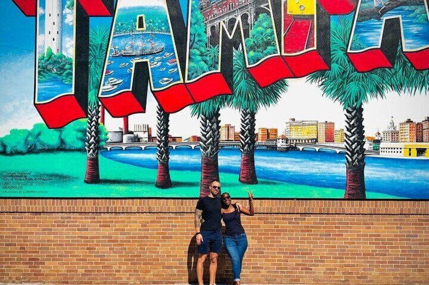 Post card Mural photo-op