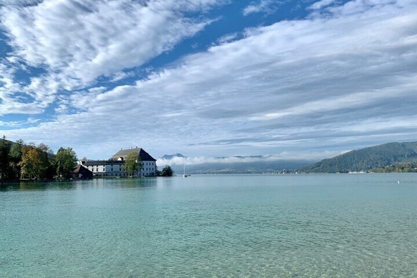 Lake Attersee with Kammer Palace