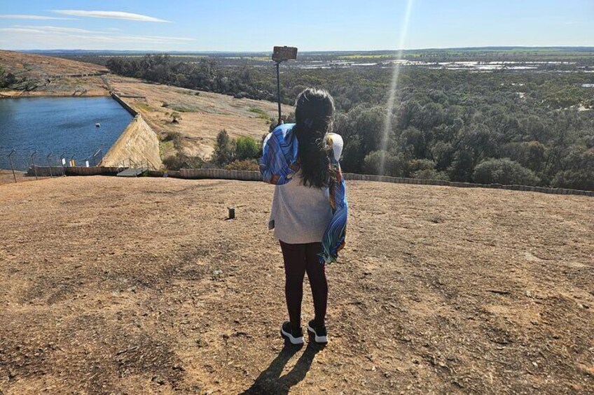 On top of Wave Rock