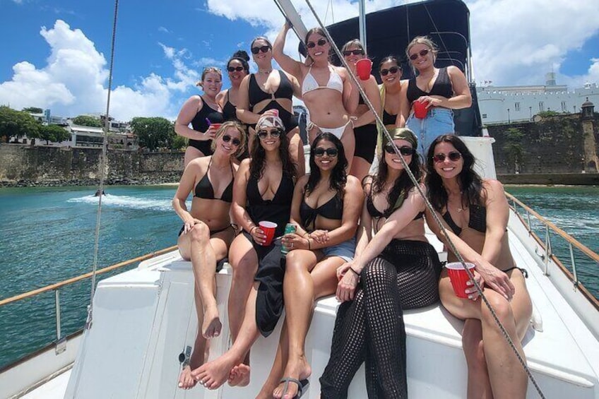 Party Boat at San Juan Bay | Sunset Cruise | Drinks & Snaks