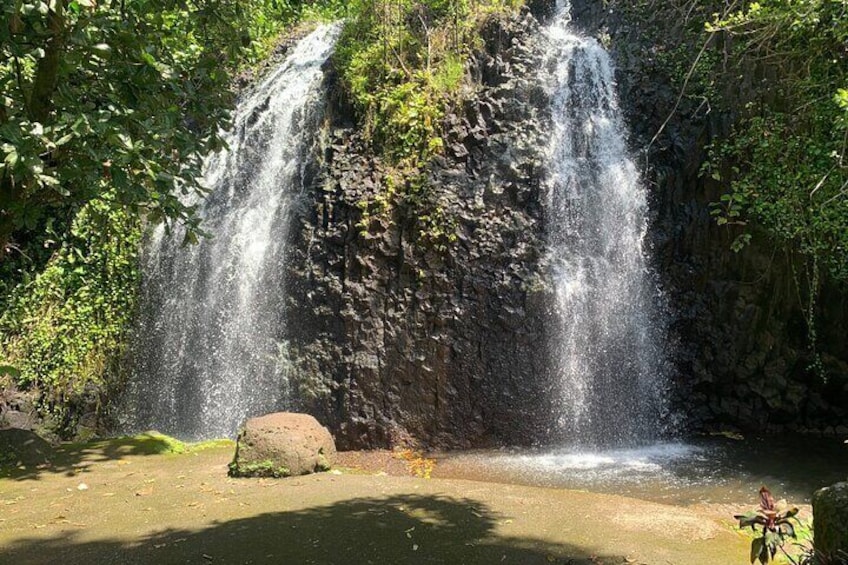 Faaone double waterfall 