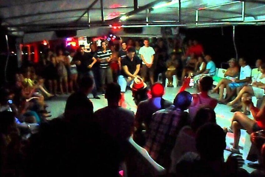 Rumba in boat San Andrés