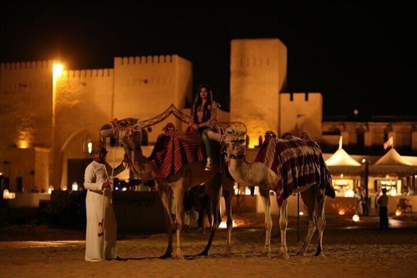 Dubai Dune Bashing, Camel & Horse Riding, Belly Dancing with Food