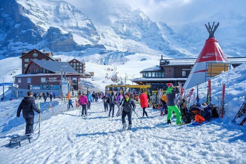 Kleine Scheidegg in winter time