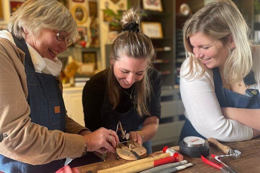 Handmake Your Own Unique Silver Ring in Bruges