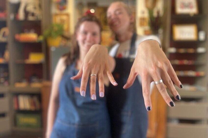 Handmake Your Own Unique Silver Ring in Bruges