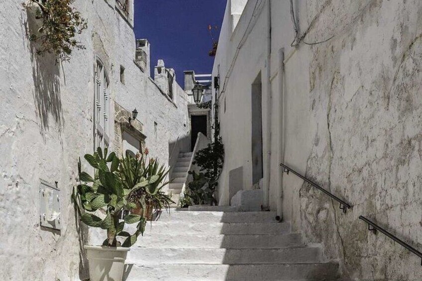 Authentic Routes: Locorotondo, Cisternino & Ostuni with Pick-Up