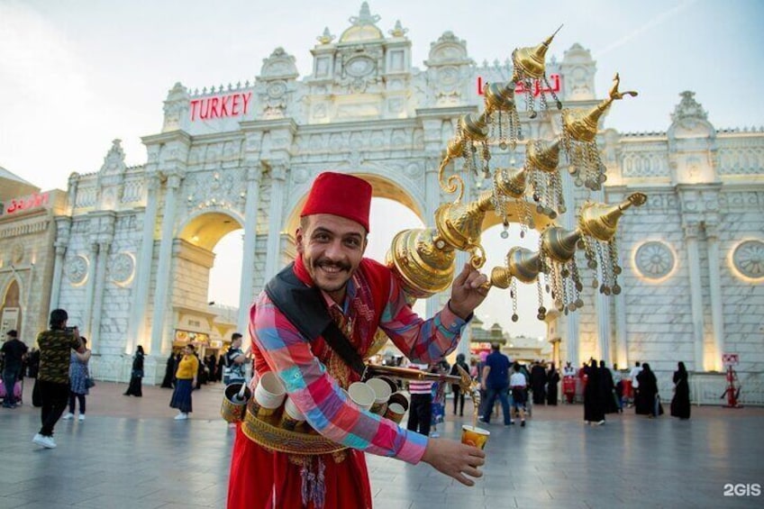 Full Day Combo Dubai Frame with Miracle Garden & Global Village 