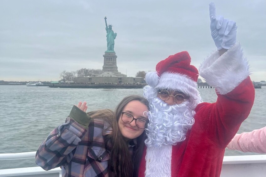 NYC: Holiday Cruise around the Statue of Liberty with Santa