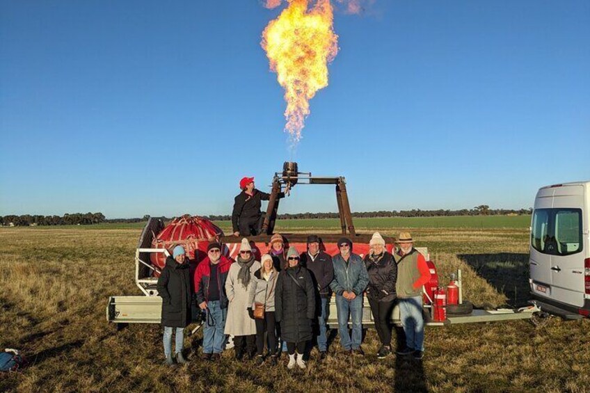 Bendigo Premium Balloon Flight plus buffet champagne breakfast