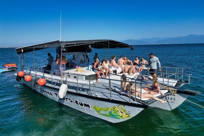 All Inclusive Private Boat Tour in Puerto Vallarta 45ft Yacht