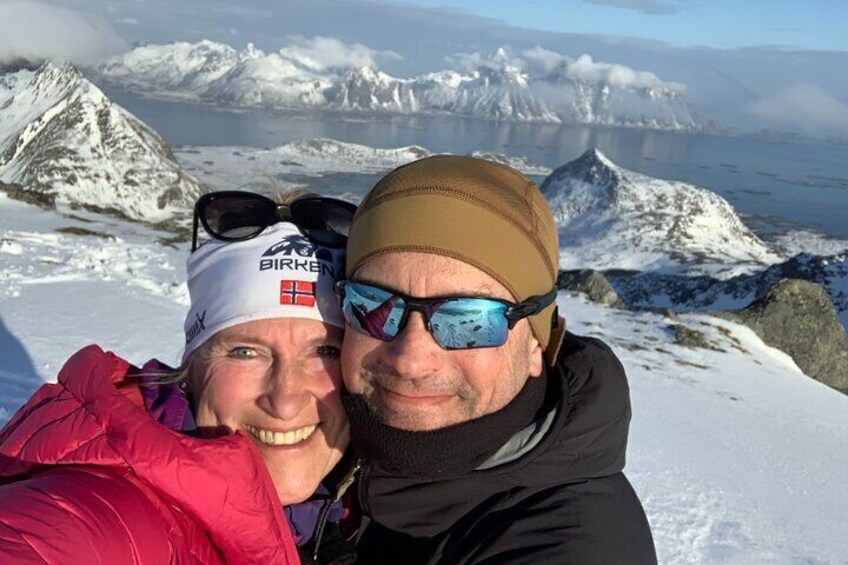 3 Hour Private Snowshoe Hike in Lofoten