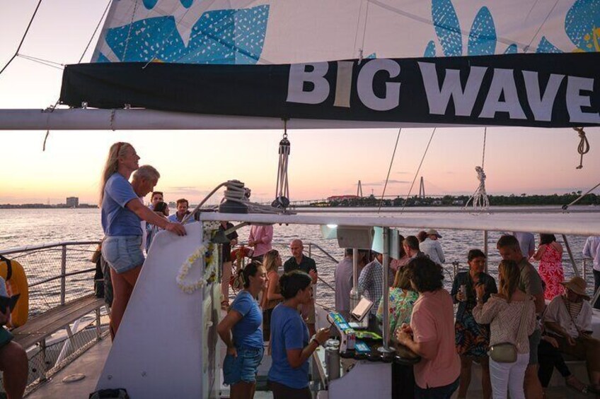 Charleston Iconic Sunset Sail - Lux Catamaran w/Bar & Bathrooms