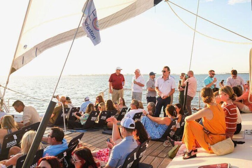 Charleston Iconic Sunset Sail - Lux Catamaran w/Bar & Bathrooms