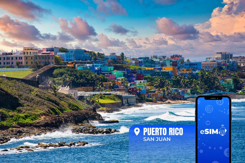 San Juan: Unlimited Puerto Rico Internet with eSIM Mobile Data Plan