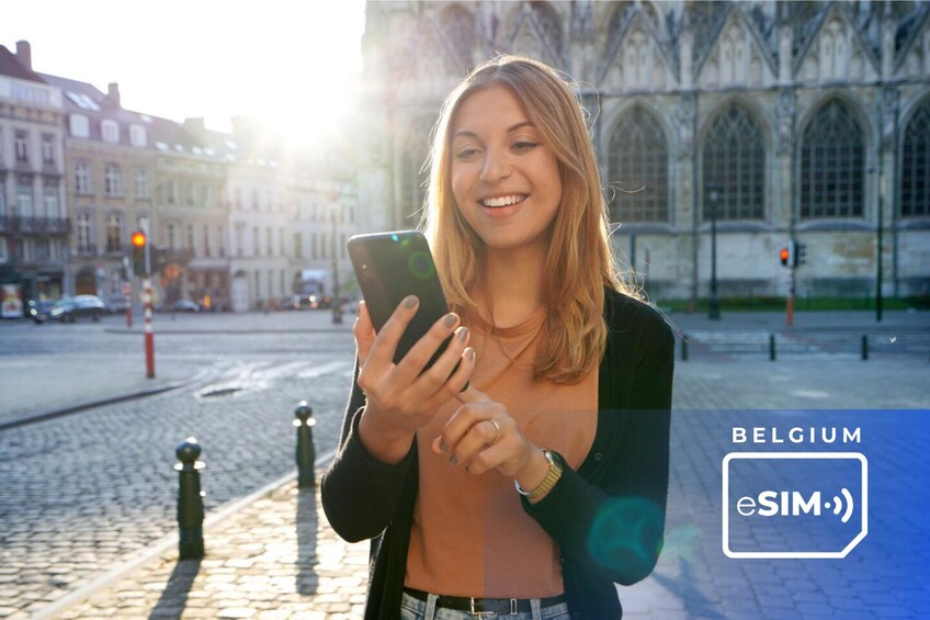 Antwerp: Unlimited Belgium Internet with eSIM Mobile Data Plan 