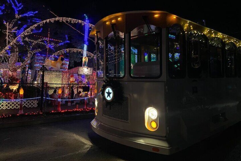 St Pete's Annual Holiday Lights Trolley Tour