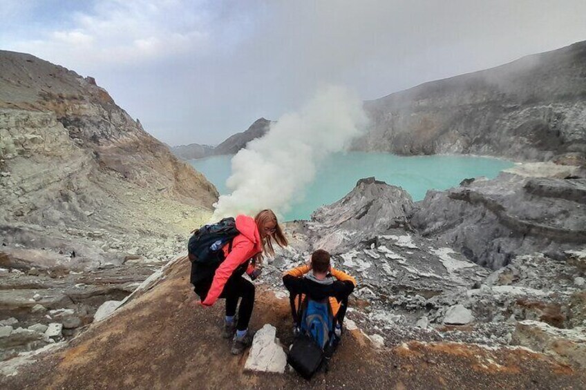 Mount Ijen crater