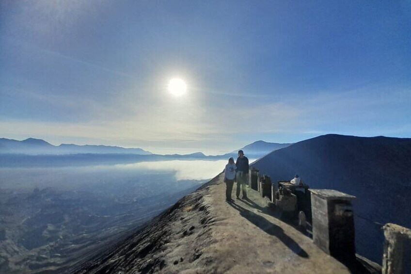 Bromo crater