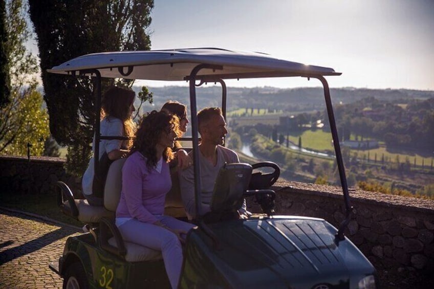 Panorama Golf Cart City Tours in the Center of Florence.