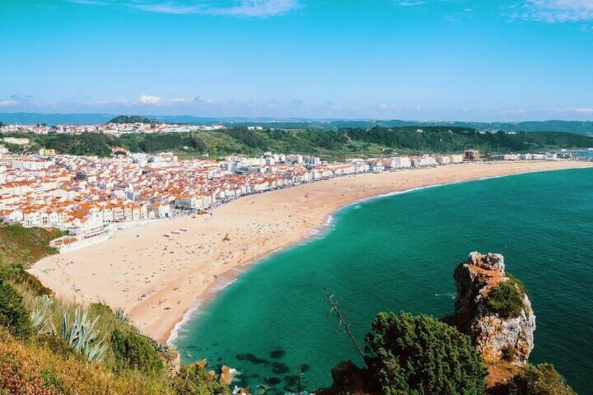 From Lisbon Nazare Big Waves and Obidos Day Trip