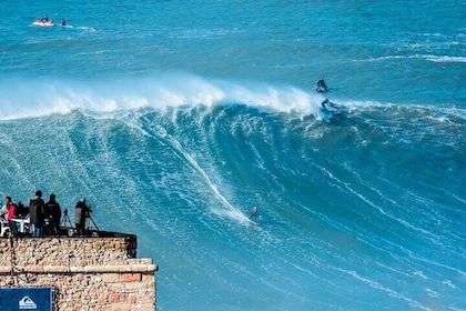 From Lisbon Nazare Big Waves and Obidos Small Group Tour