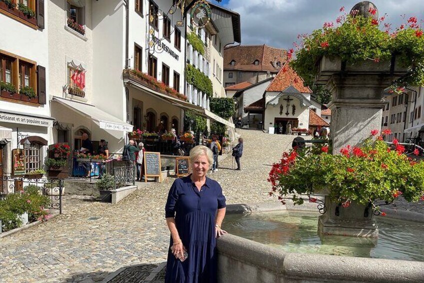 Gruyère fountain