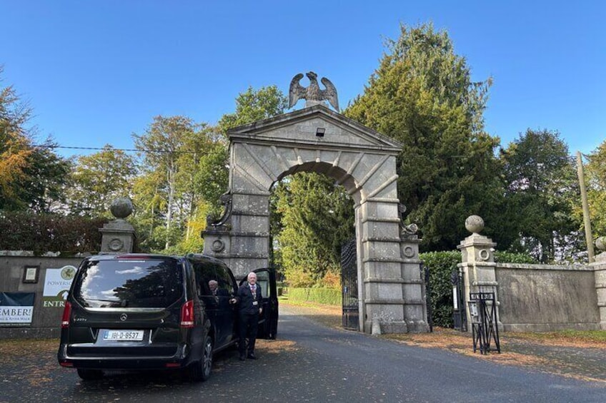 Entrance Powerscourt House and Gardens