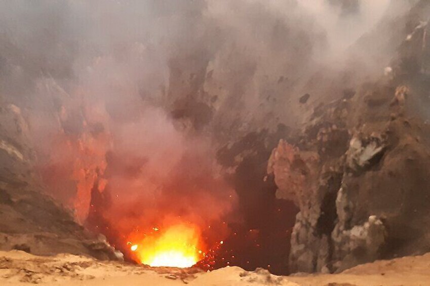 Yasut Volcano at evening. 