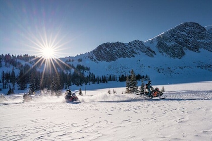 Private 3 Hour Park City Snowmobile Tour