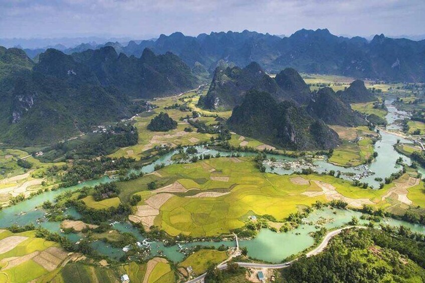 Full Day Tour In Cao Bang Ban Gioc Waterfall Angel Eye Mountain