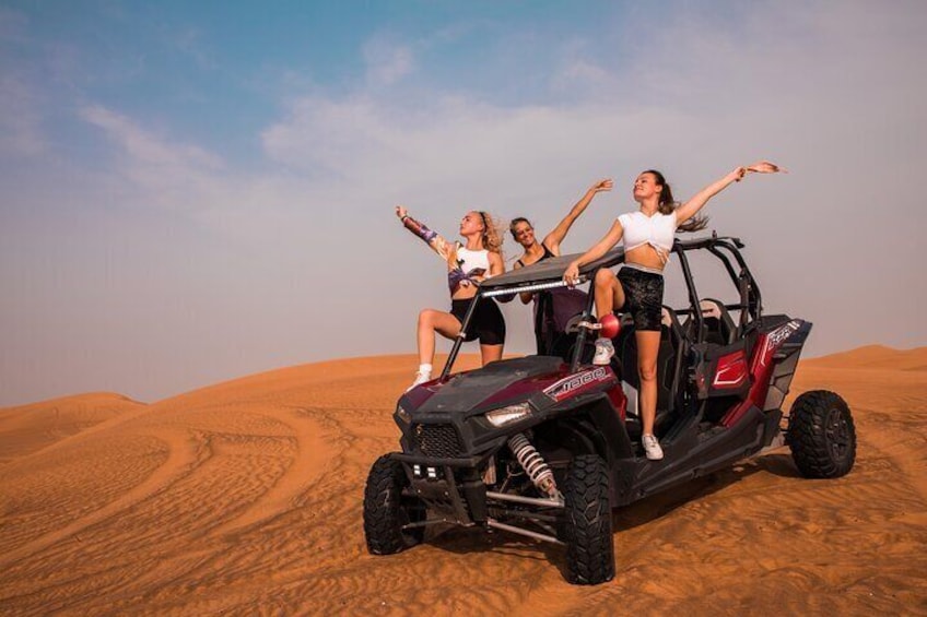 4 Seater Dune Buggy Experience in Dubai's with Shared Transfer