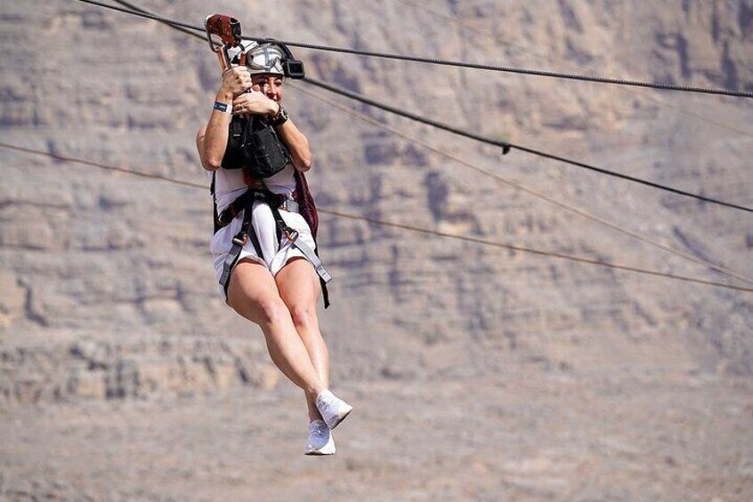 Jebel Jais zipline World's Longest zipline Experience from Dubai