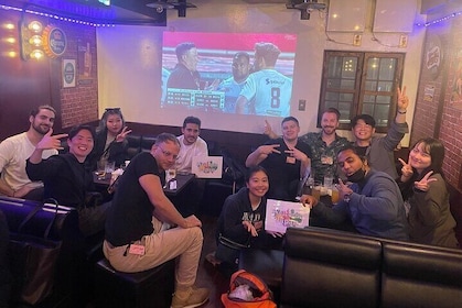 Meet Osaka locals and Japanese speaking experience at Pub Umeda