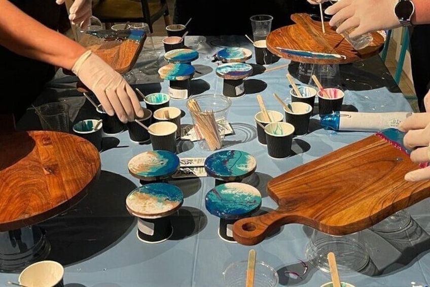 Resin Art Classes in Melbourne