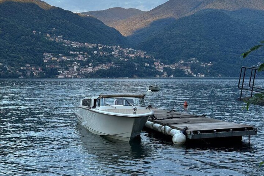 3 hour Luxury Private Boat Tour on Lake Como