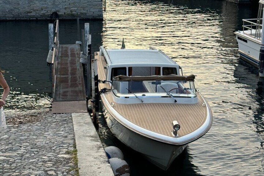 3 hour Luxury Private Boat Tour on Lake Como